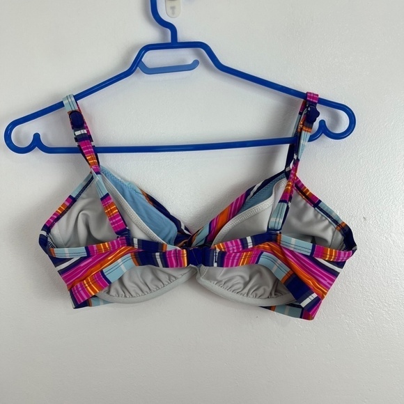 Baku Bandana Striped Bikini Top - Picture 5 of 8